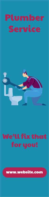 Custom Outdoor Yard Signs Multiple Sizes Plumber Service