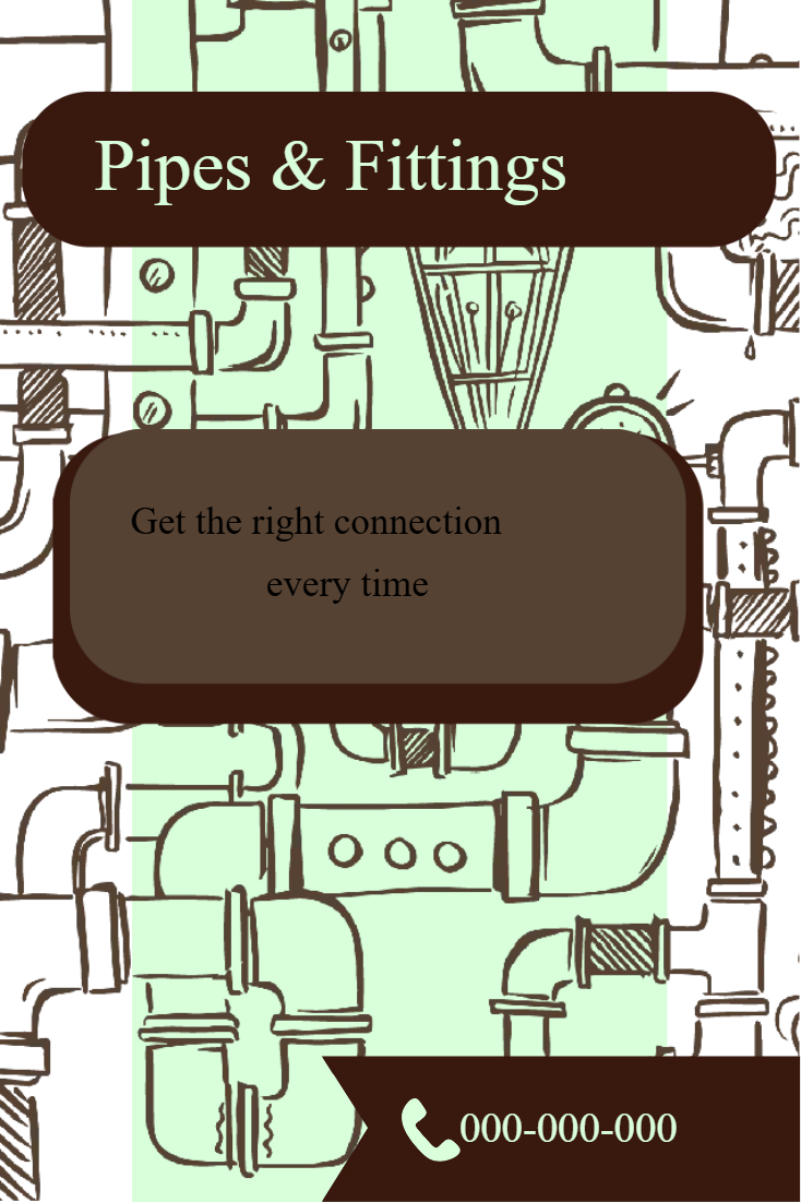 Custom Outdoor Yard Signs Multiple Sizes Pipes and Fittings