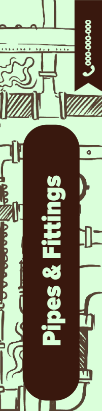 Custom Outdoor Yard Signs Multiple Sizes Pipes and Fittings