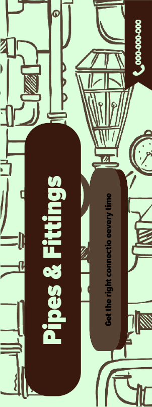 Custom Outdoor Yard Signs Multiple Sizes Pipes and Fittings