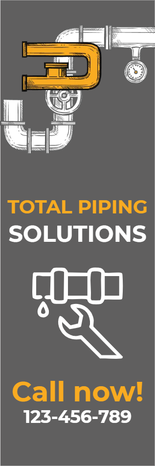 Custom Outdoor Yard Signs Multiple Sizes Total Piping Solutions