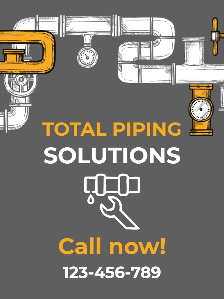 Custom Outdoor Yard Signs Multiple Sizes Total Piping Solutions