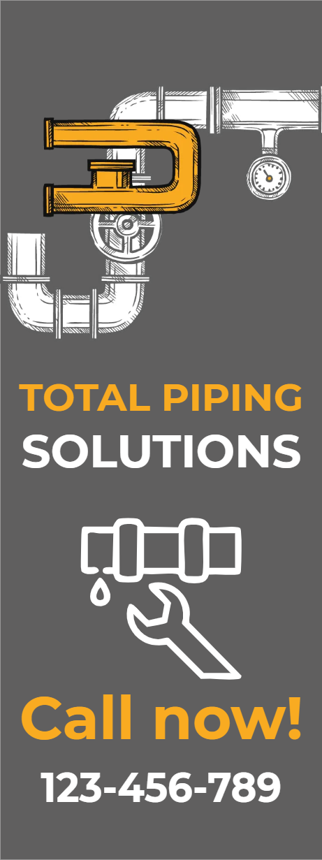 Custom Outdoor Yard Signs Multiple Sizes Total Piping Solutions