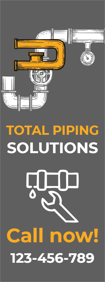 Custom Outdoor Yard Signs Multiple Sizes Total Piping Solutions