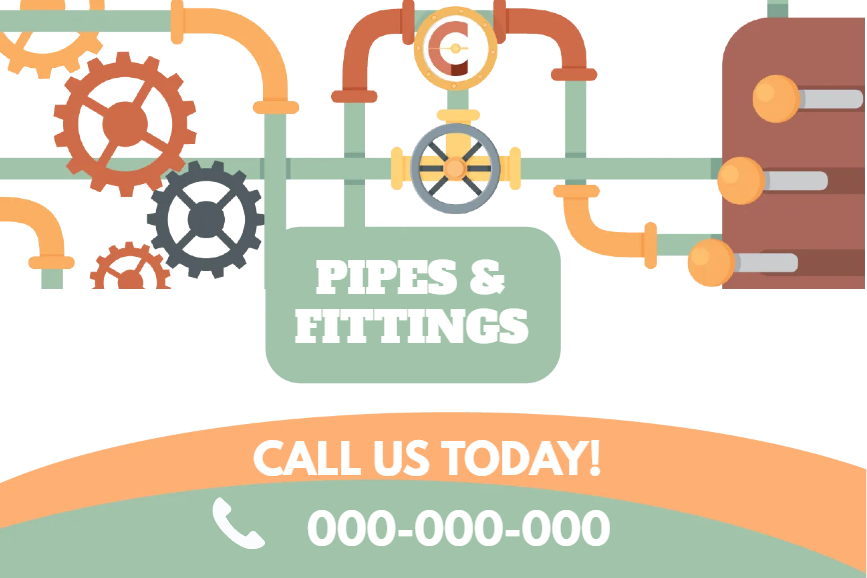 Custom Outdoor Yard Signs Multiple Sizes Pipes and Fittings Call Us Today!