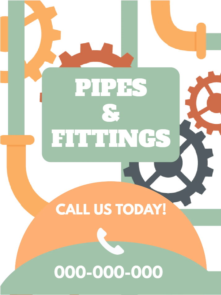 Custom Outdoor Yard Signs Multiple Sizes Pipes and Fittings Call Us Today!