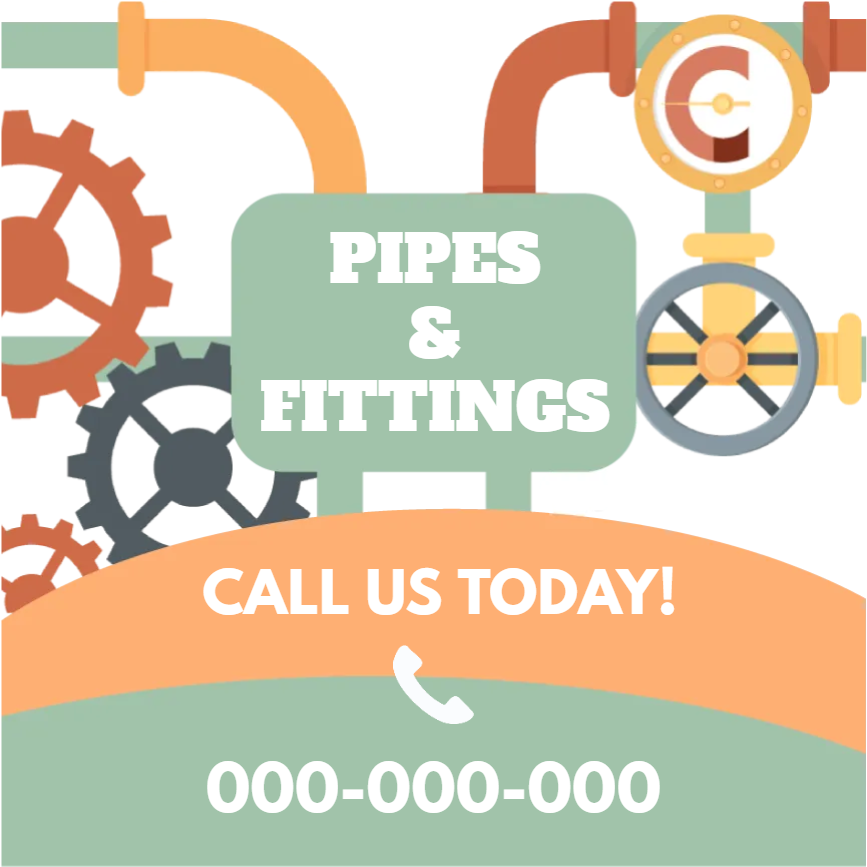 Custom Outdoor Yard Signs Multiple Sizes Pipes and Fittings Call Us Today!