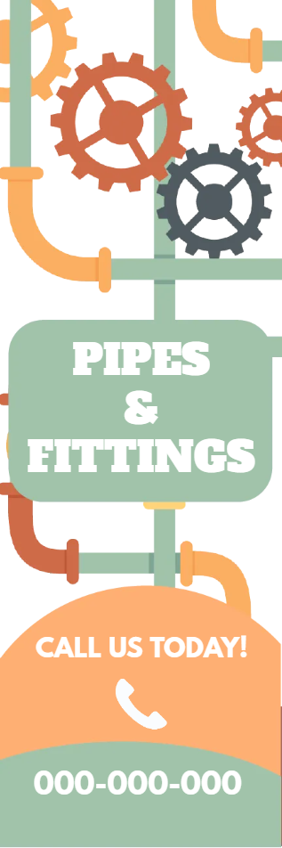 Custom Outdoor Yard Signs Multiple Sizes Pipes and Fittings Call Us Today!