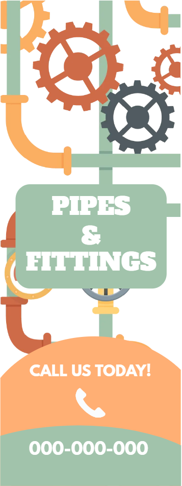 Custom Outdoor Yard Signs Multiple Sizes Pipes and Fittings Call Us Today!