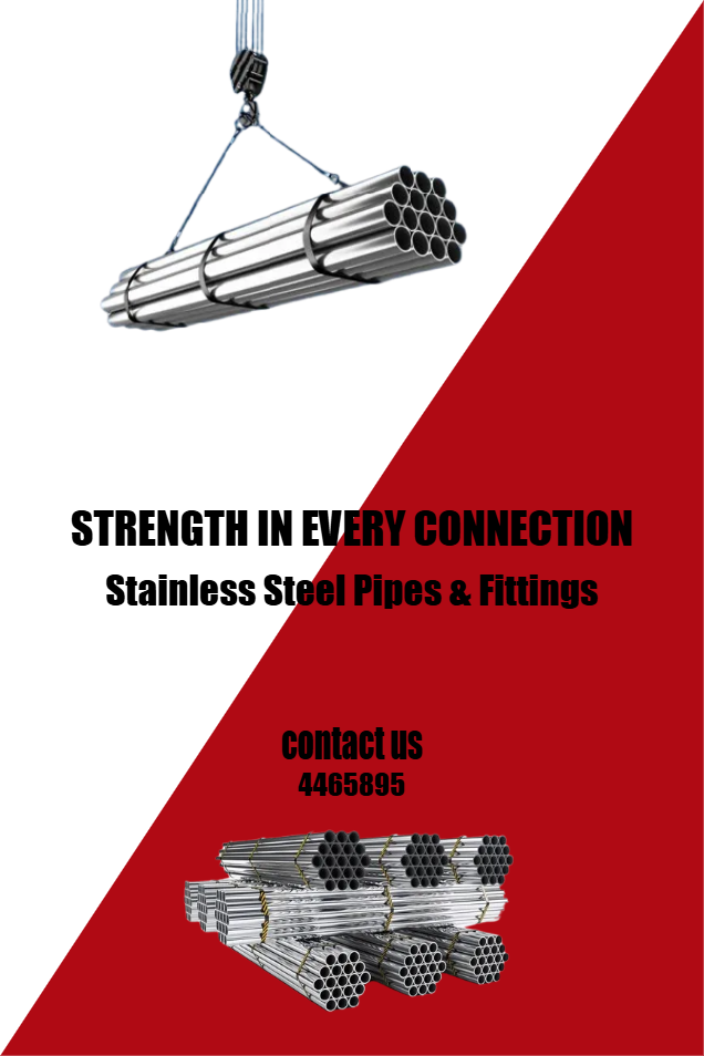 Custom Outdoor Yard Signs Multiple Sizes Stainless Steel Pipes and Fittings