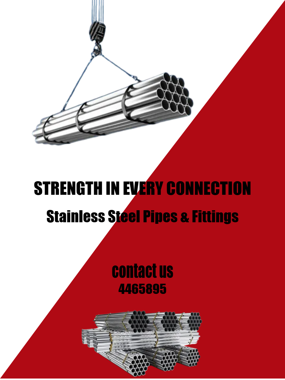 Custom Outdoor Yard Signs Multiple Sizes Stainless Steel Pipes and Fittings