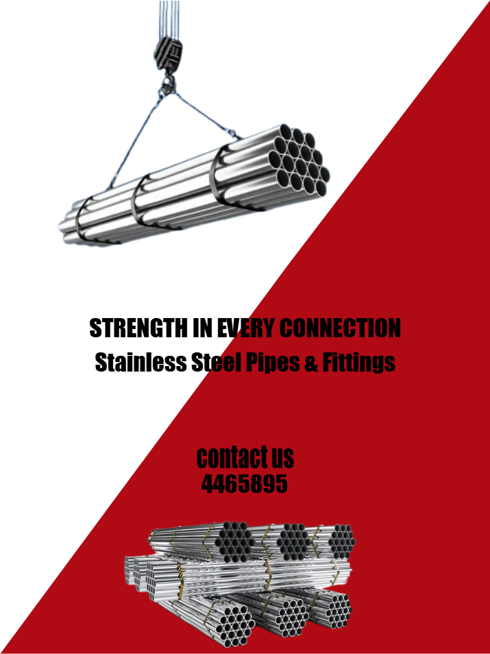 Custom Outdoor Yard Signs Multiple Sizes Stainless Steel Pipes and Fittings