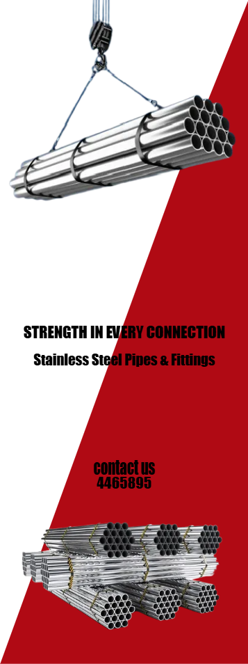 Custom Outdoor Yard Signs Multiple Sizes Stainless Steel Pipes and Fittings