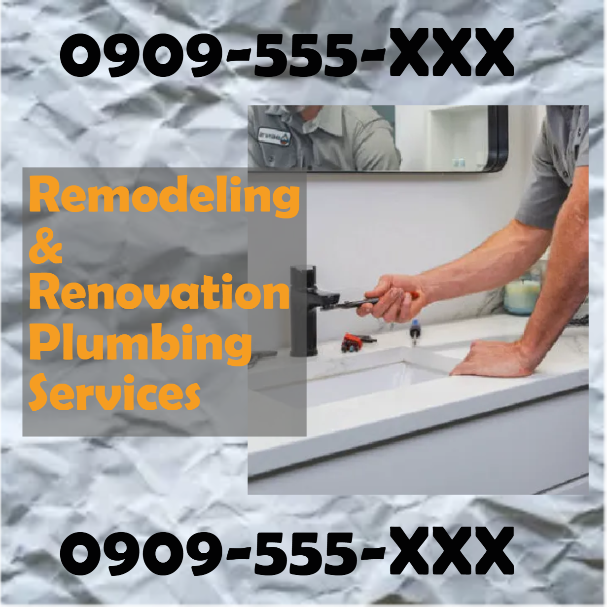 Custom Outdoor Yard Signs Multiple Sizes Remodeling and Renovation Plumbing Services