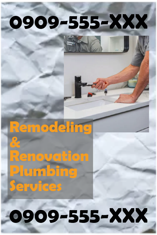 Custom Outdoor Yard Signs Multiple Sizes Remodeling and Renovation Plumbing Services