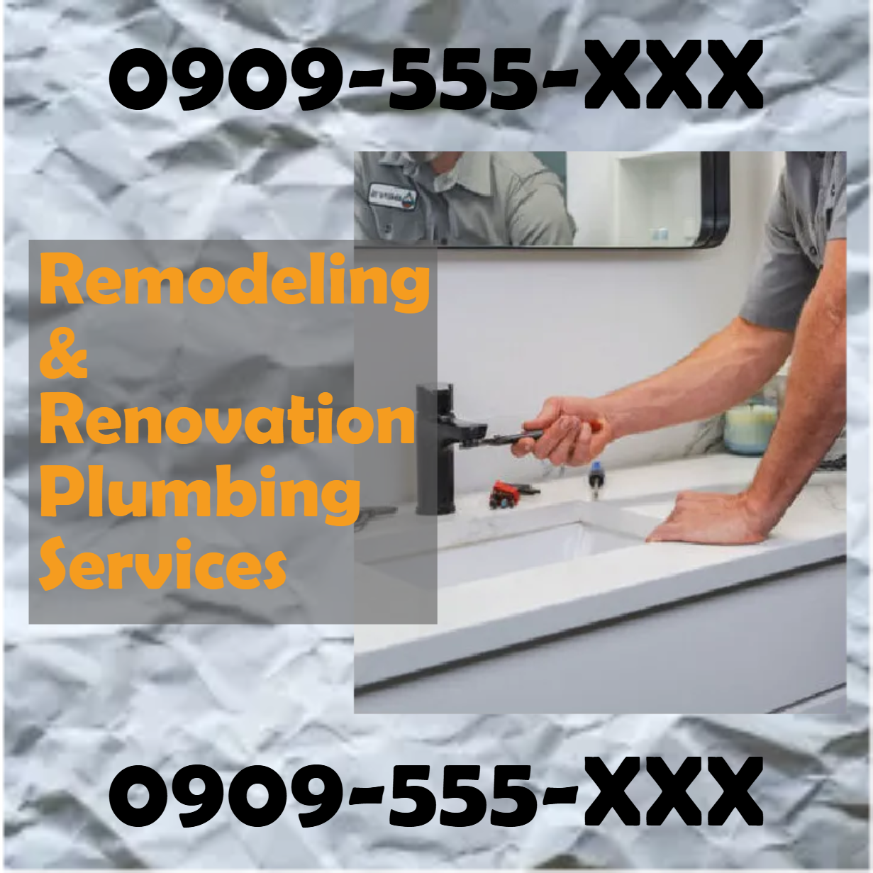 Custom Outdoor Yard Signs Multiple Sizes Remodeling and Renovation Plumbing Services