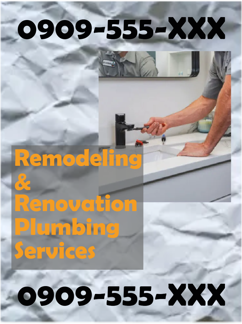 Custom Outdoor Yard Signs Multiple Sizes Remodeling and Renovation Plumbing Services