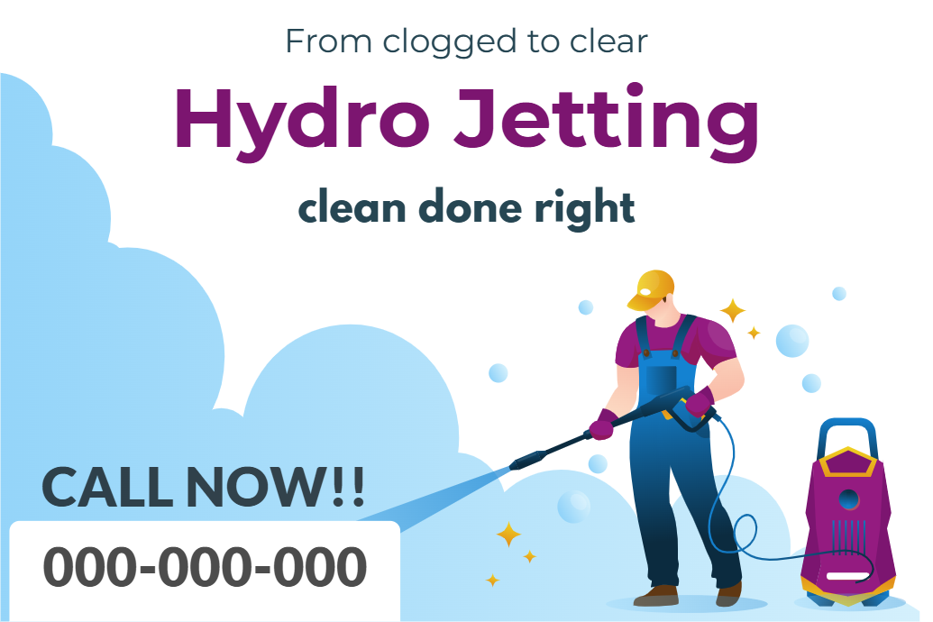 Custom Outdoor Yard Signs Multiple Sizes Hydro Jetting 3