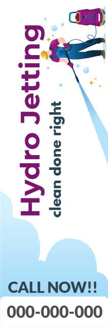 Custom Outdoor Yard Signs Multiple Sizes Hydro Jetting 3