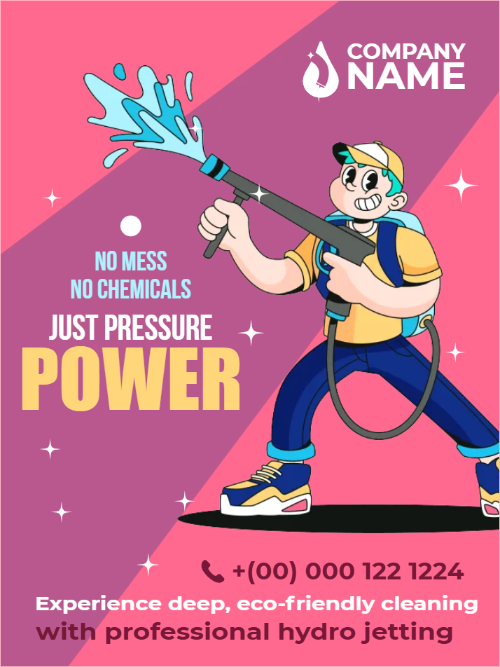 Custom Outdoor Yard Signs Multiple Sizes Hydro Jetting 4