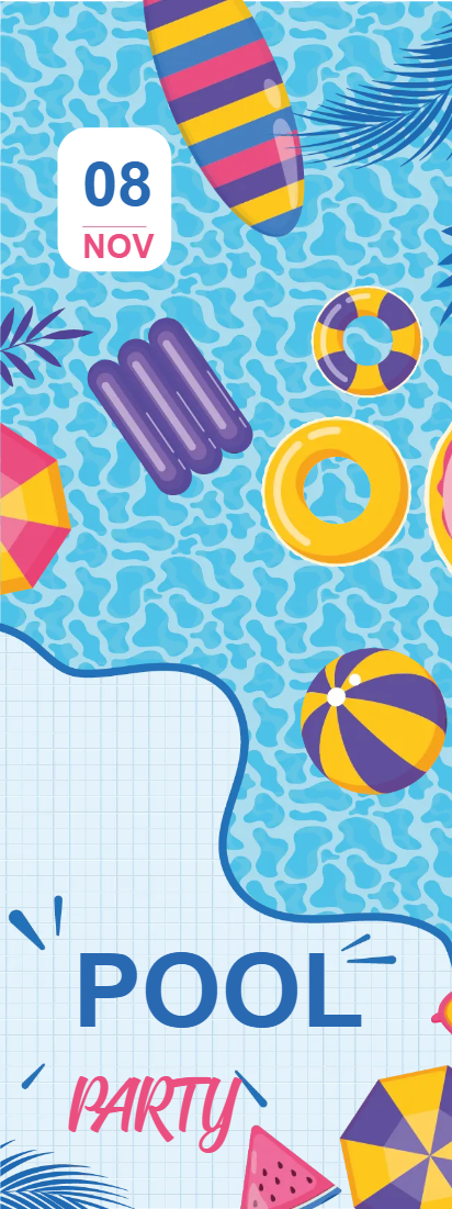 Custom Outdoor Yard Signs Multiple Sizes For Pool Party