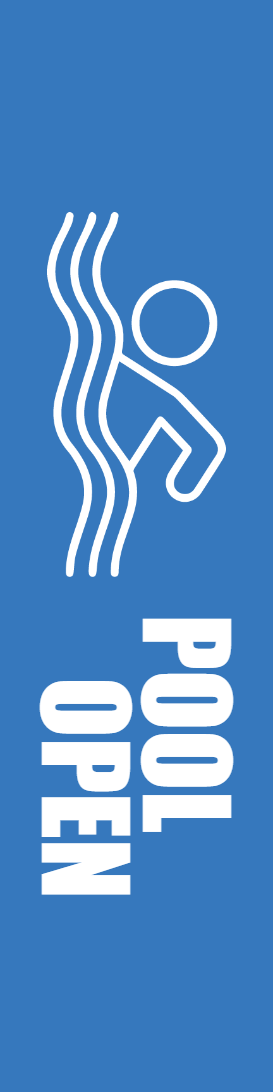 Custom Outdoor Yard Signs Multiple Sizes Pool Open Sign