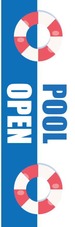 Custom Outdoor Yard Signs Multiple Sizes Pool Now Open