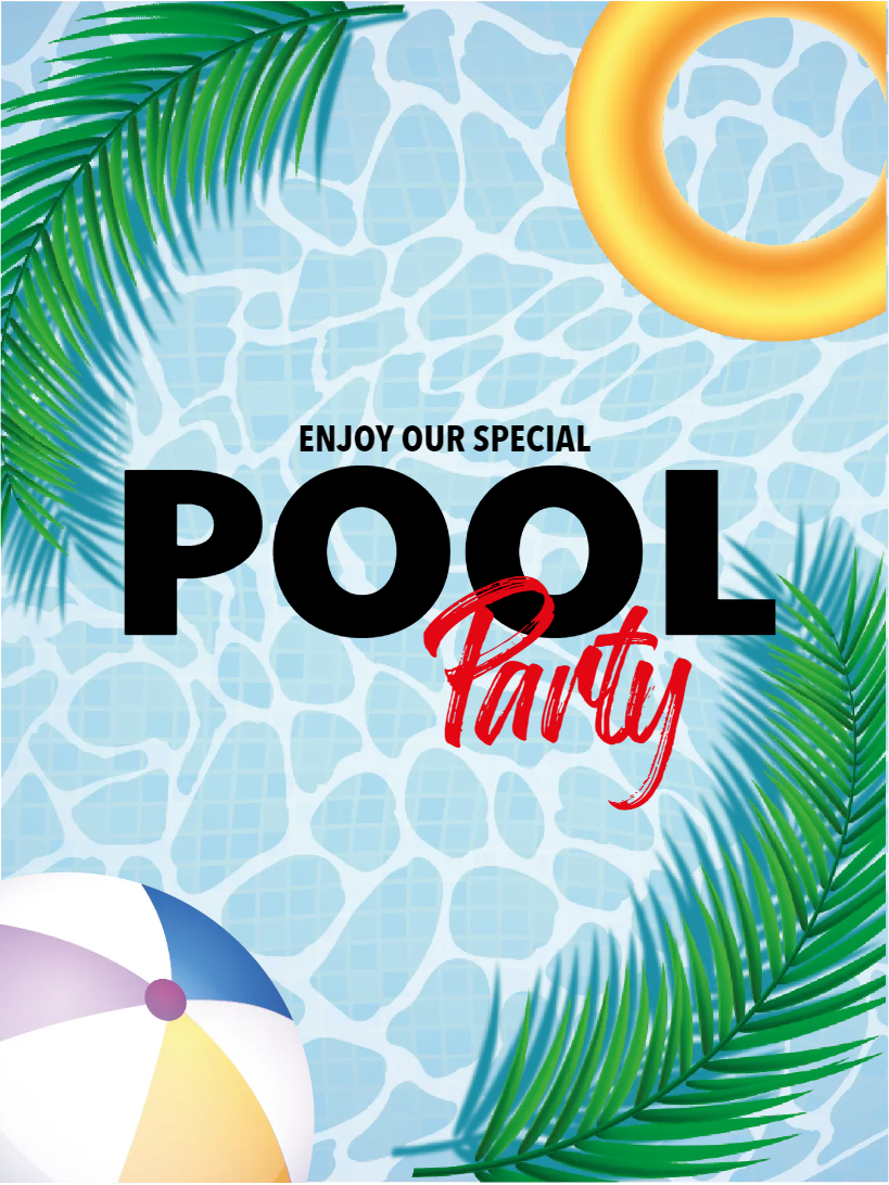 Custom Outdoor Yard Signs Multiple Sizes Special Pool Party
