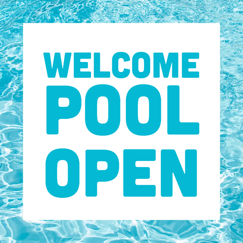 Custom Outdoor Yard Signs Multiple Sizes Welcome Pool Open