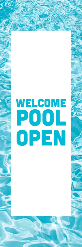 Custom Outdoor Yard Signs Multiple Sizes Welcome Pool Open