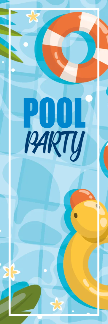 Custom Outdoor Yard Signs Multiple Sizes Kiddie Pool Party