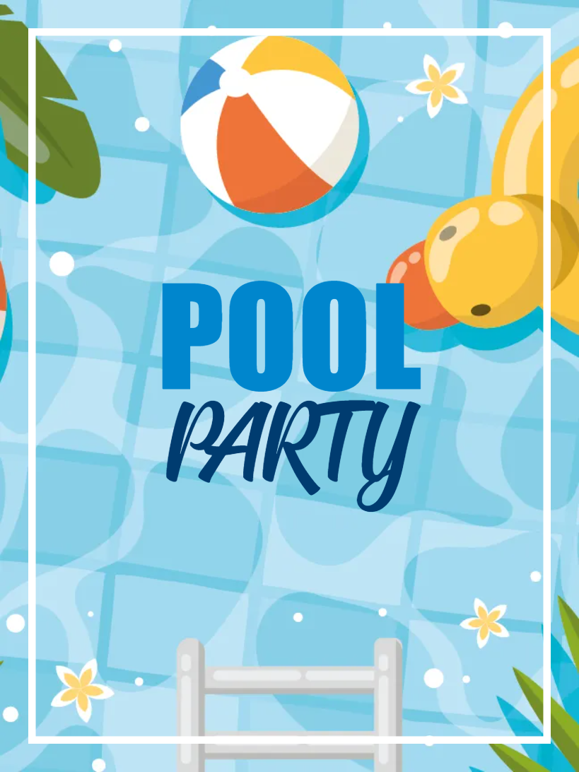 Custom Outdoor Yard Signs Multiple Sizes Kiddie Pool Party