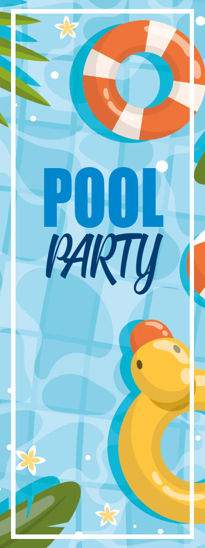 Custom Outdoor Yard Signs Multiple Sizes Kiddie Pool Party