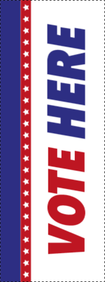 Custom Outdoor Yard Signs Multiple Sizes Vote Here