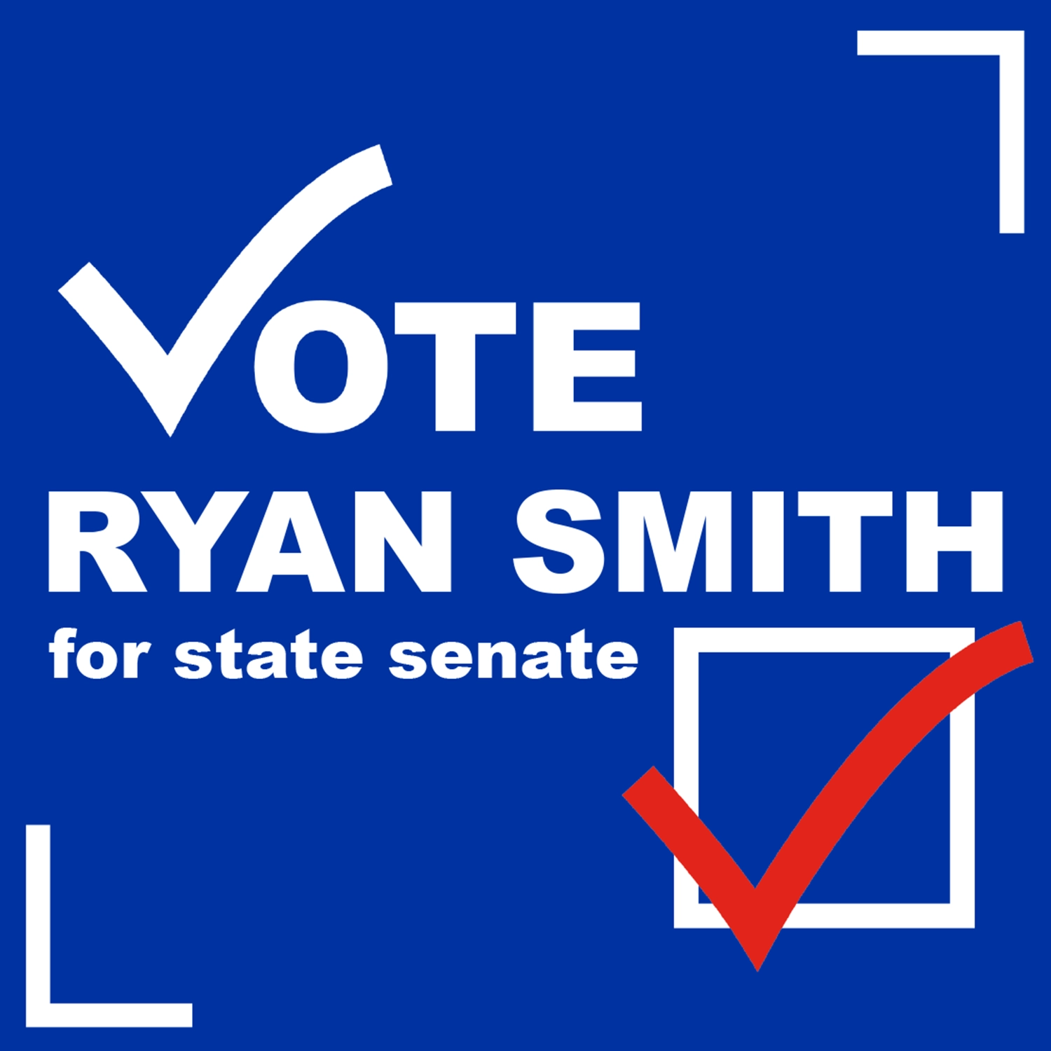 Custom Outdoor Yard Signs Multiple Sizes State Senate