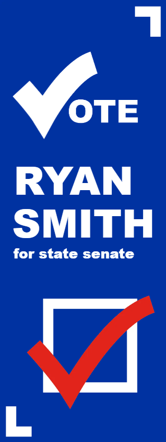 Custom Outdoor Yard Signs Multiple Sizes State Senate