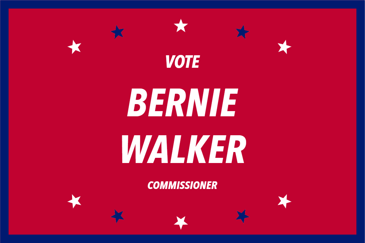 Custom Outdoor Yard Signs Multiple Sizes Commissioner