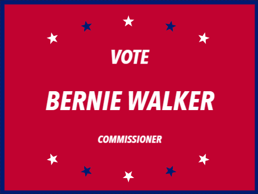 Custom Outdoor Yard Signs Multiple Sizes Commissioner