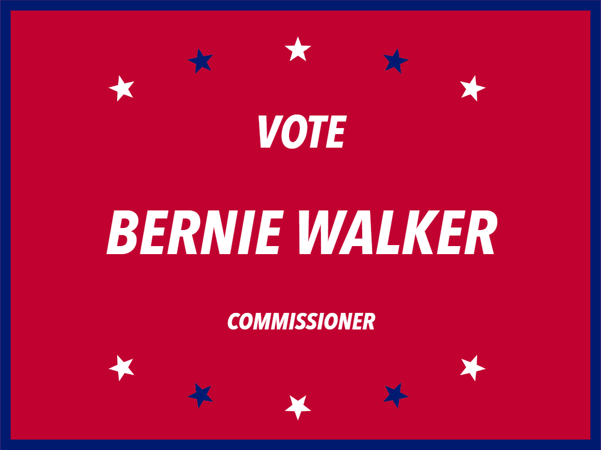 Custom Outdoor Yard Signs Multiple Sizes Commissioner