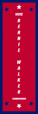 Custom Outdoor Yard Signs Multiple Sizes Commissioner