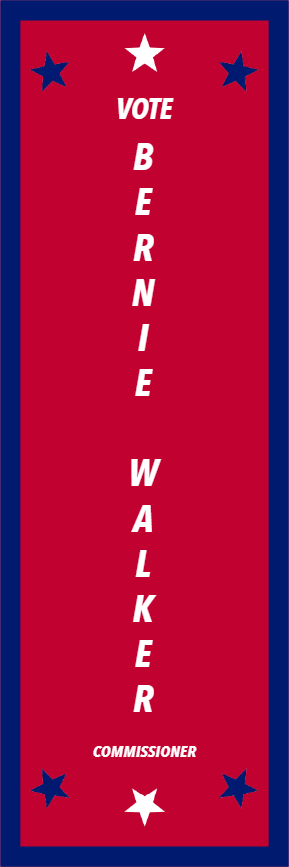 Custom Outdoor Yard Signs Multiple Sizes Commissioner