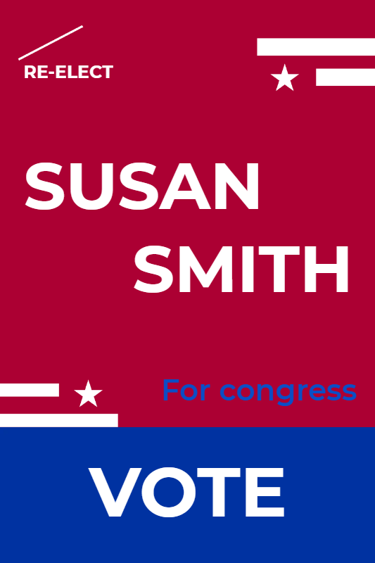 Custom Outdoor Yard Signs Multiple Sizes Congress