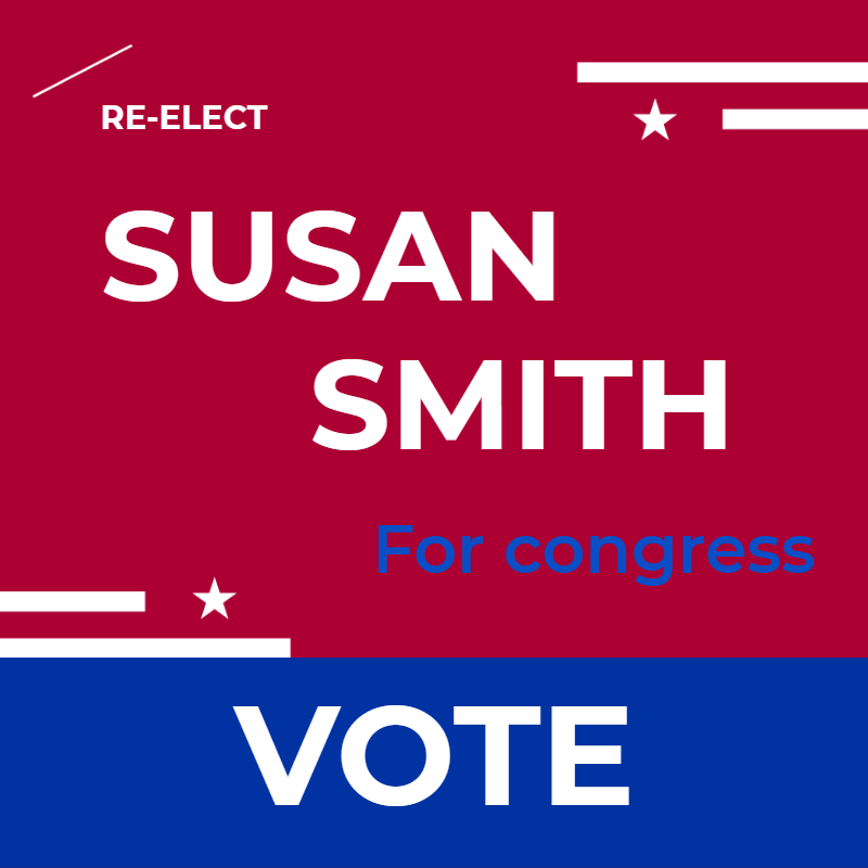 Custom Outdoor Yard Signs Multiple Sizes Congress