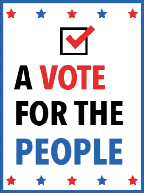 Custom Outdoor Yard Signs Multiple Sizes Vote For People