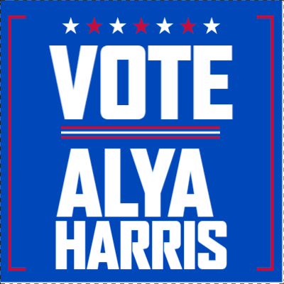 Custom Outdoor Yard Signs Multiple Sizes Vote Alya Harris