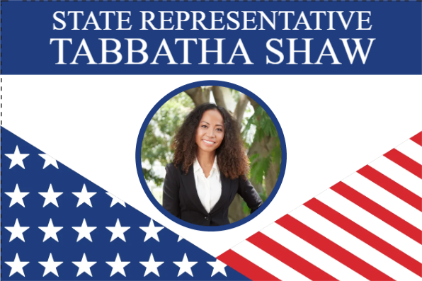 Custom Outdoor Yard Signs Multiple Sizes State Representative
