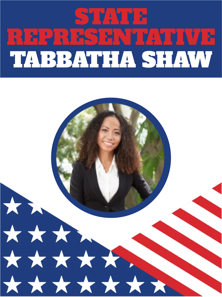 Custom Outdoor Yard Signs Multiple Sizes State Representative