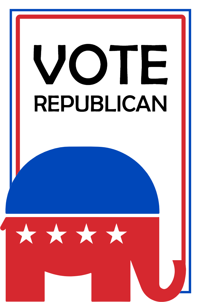 Custom Outdoor Yard Signs Multiple Sizes Vote Republican