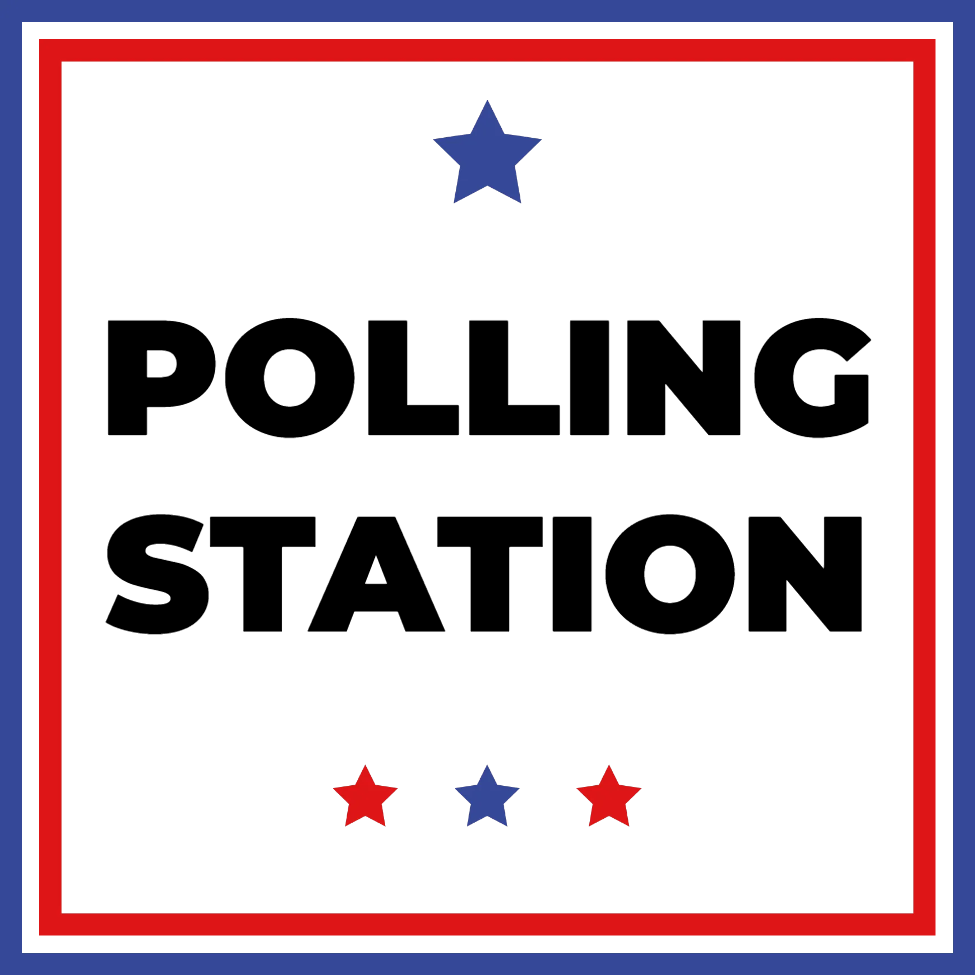 Custom Outdoor Yard Signs Multiple Sizes Polling Station