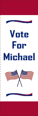 Custom Outdoor Yard Signs Multiple Sizes Vote for Michael